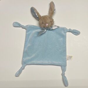 Dan Dee blue lovey with tan bunny